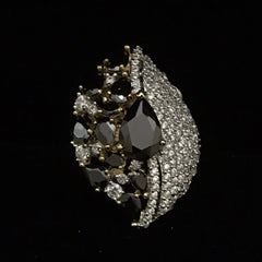 Garnet Cluster Gemstone Ring