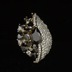 Garnet Cluster Gemstone Ring