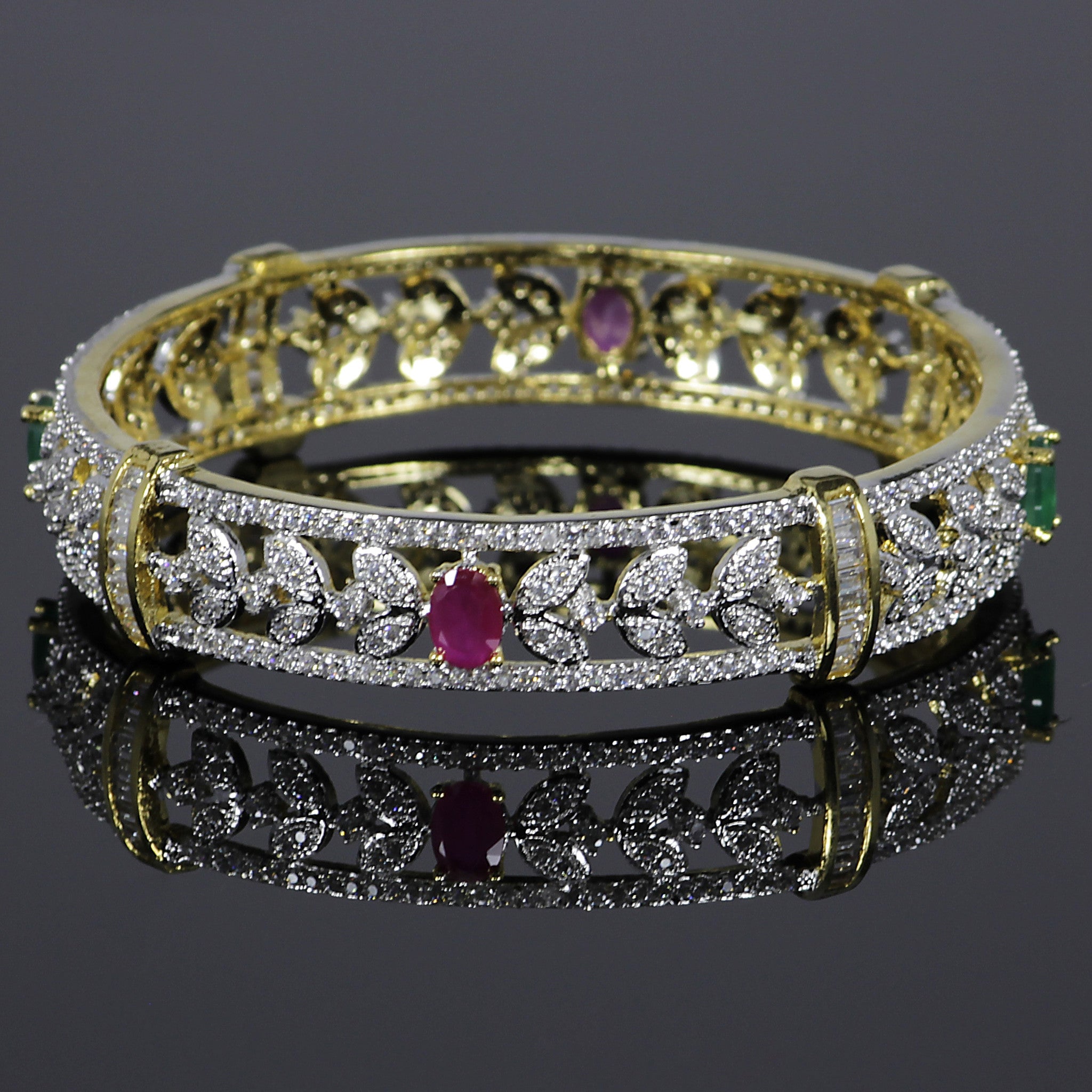 Zirconium Petal Bangle
