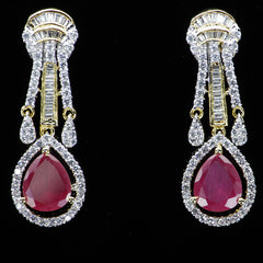 Ruby Drop Necklace
