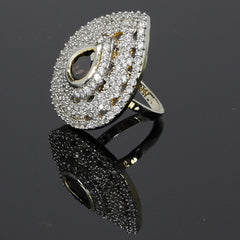 Triple Pear Ring